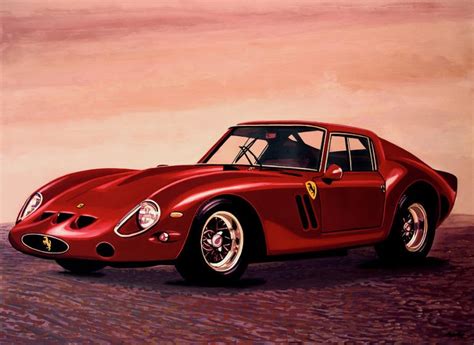 ferrari  gto  painting poster canvas wall art print john sneaker