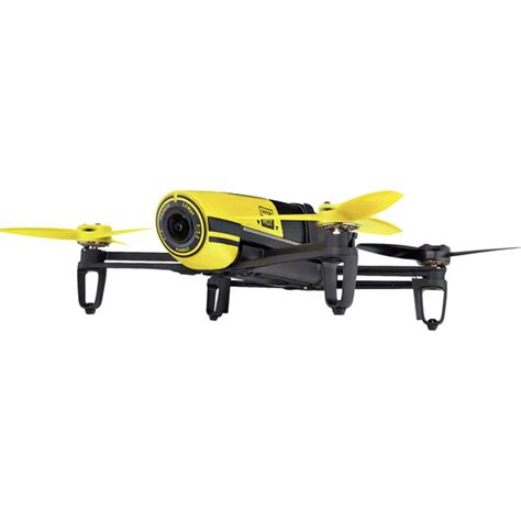 parrot bebop drone yellow quadcopter rtf including camera  gps rapid