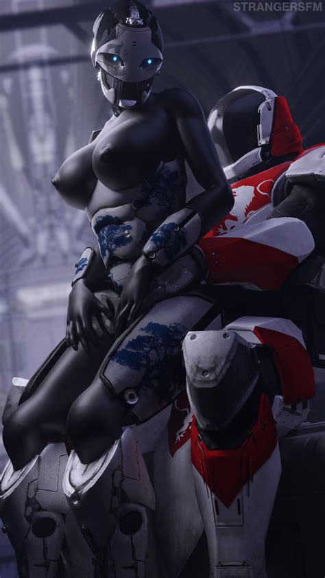 Rule 34 Ada 1 Armor Black Skin Bungie Destiny Game Exo Guardian