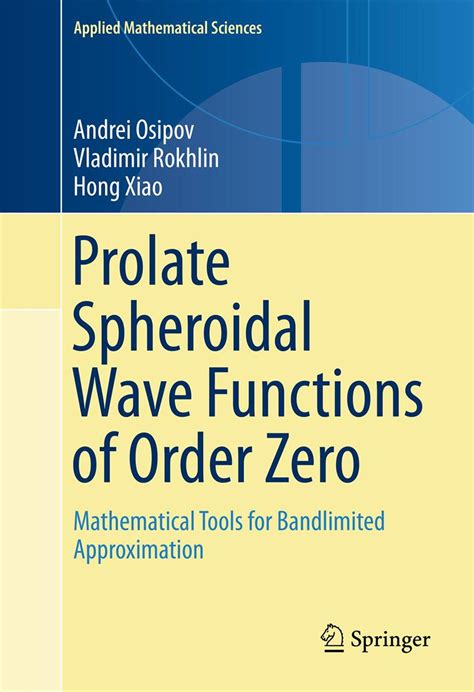 prolate spheroidal wave functions  order   walmartcom