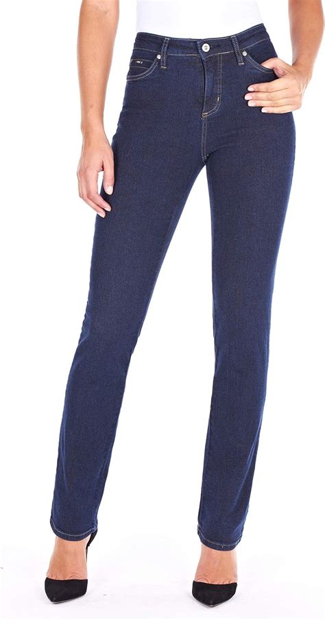 french dressing jeans olivia blue denim straight leg jeans 16 uk 20