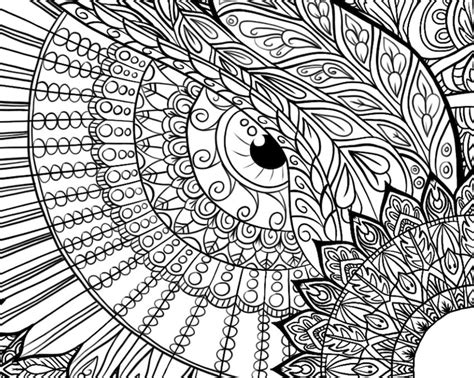 owl mandala detailed colouring page etsy sweden