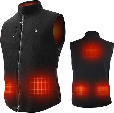 arris electric heated vest size adjustable  usb fleece warm vest  outdoor camping hiking