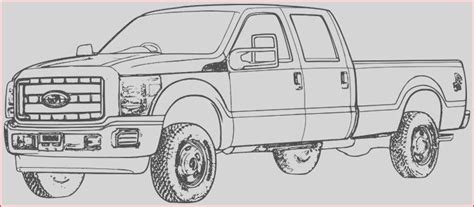 luxury collection  ford truck coloring pages   truck