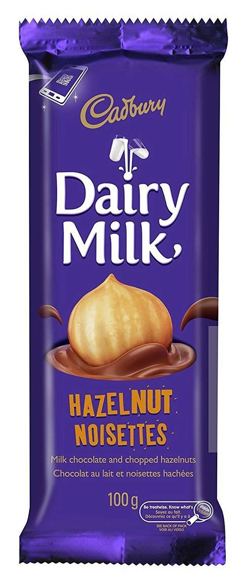 cadbury dairy milk hazelnut milk chocolate 12 x 100g bars canadian