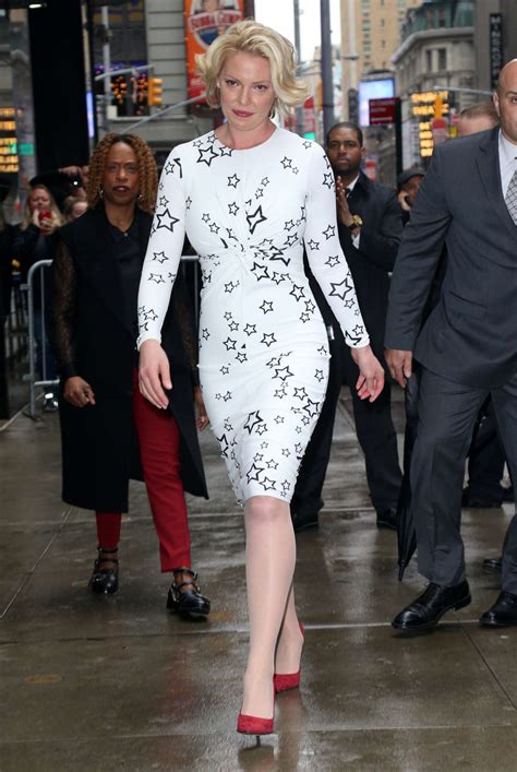 Katherine Heigl In Tight Dress At Good Morning America In
