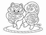Coloring Pomeranian Pages Puppy Cute Outline Etsy Decorated Adult Getcolorings Getdrawings Drawing Dog Colouring Digital Stamp sketch template