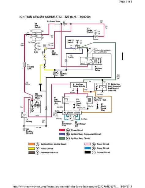 john deere  electrical schematic  wiring diagram image