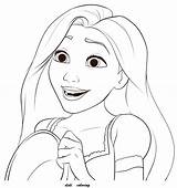 Disney Coloring Printable Girls Pages Walt Tangled Princess Characters Character Dania Print Kids sketch template