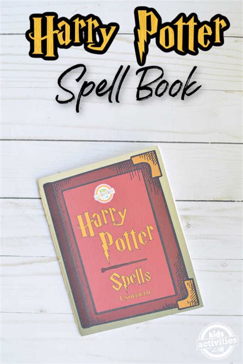 personal harry potter spell  book   printables