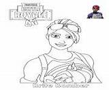 Fortnite Coloring Pages Bomber Battle Royale Brite Print Printable sketch template