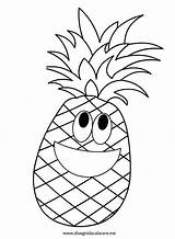 Ananas Joyeux Frutas Pineapples Disegnidacolorare Colorir Preschoolactivities Fruits Imprimer Frutta Worksheets Desenhos Vegetable Coruja Piña Visitar Gomme Tampon Worksheet Boyama sketch template