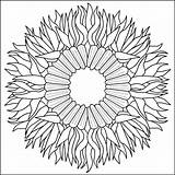 Mandala Autumn Coloring Pages Nicole Getcolorings sketch template