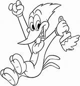 Woody Woodpecker Coloring Pages Drawings Painting Paint Para Havdalah Colouring Colorir Pica Popular Library Clipart Template Brush sketch template