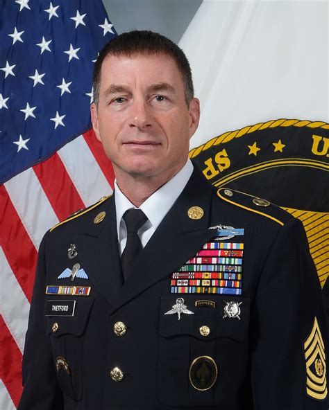 command sergeant major william  thetford  department  defense