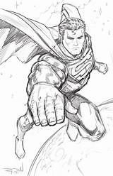 Sketch Superheroes sketch template
