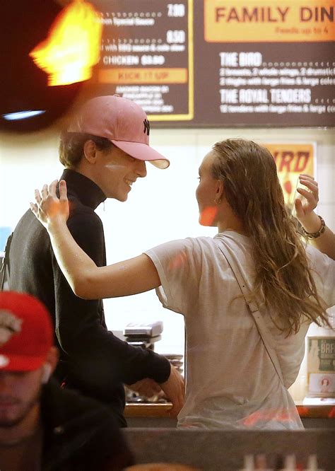 timothee chalamet lily rose depp share a kiss in new york city
