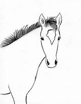 Horse Drawing Step Draw Drawn Bell Samanthasbell sketch template