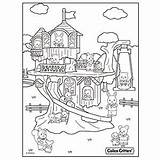 Coloring Calico Critters Sylvanian Calicocritters Coloriages 출처 sketch template
