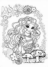 Coloring Pages Moxie Girls sketch template