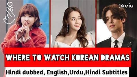 where to watch korean dramas in hindi urdu and english korean drama