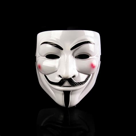 guy fawkes anonymous face masks hacker horror fancy dress