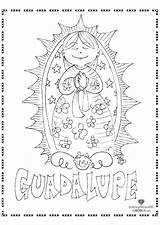 Guadalupe Lady Coloring Color Pages Clipart Colouring Children Mary Activities Para Clipground Crafts Maria Colorear sketch template