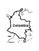 Colombia Map Outline Flag Printout Enchantedlearning Info Pages Southamerica Places sketch template