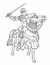 Cavaleiro Cavaleiros sketch template