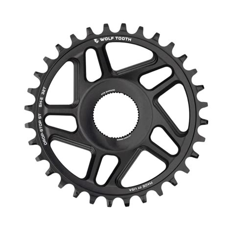 wolf tooth shimano ep directmount chainring  speed drop stop black