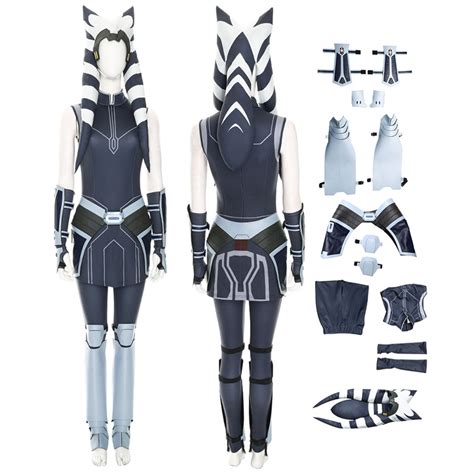 Ahsoka Tano Costume Star Wars The Clone Wars Cosplay