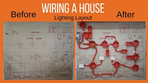 electrical tutorial wiring  house lighting layout part tb electricals youtube