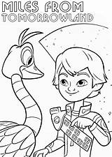 Coloring Miles Pages Tomorrowland sketch template