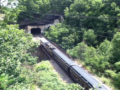 Steamtown Train Entering Nay Aug Tunnel Picture Of Nay Aug Park