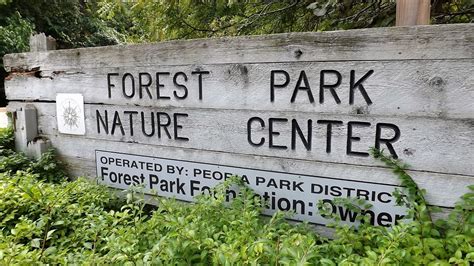 forest park nature center van travel fun peoria illinois