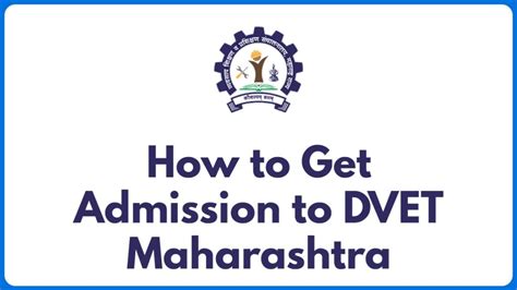 admission  dvet maharashtra  methods