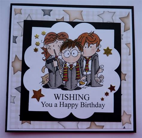 harry potter happy birthday card printable harry potter cards