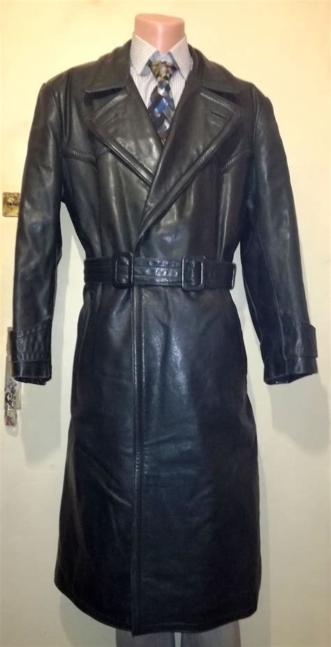 Wwii German Leather Trench Coat – Tradingbasis