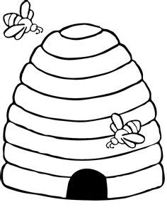 beehive template beehive coloring page tims printables bee