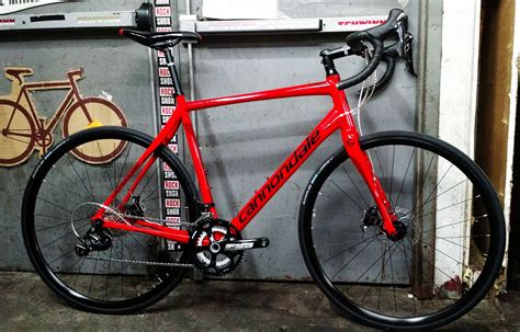 road bike synapse  disc  hot  red rbicycling
