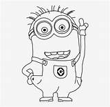 Minion Colouring Pngkey sketch template