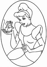 Cinderella Mice Wecoloringpage sketch template