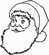 Santa Claus Coloring Printable Pages Face Beard Kids Template Drawing Outline Colouring Clipart Sheets Templates Christmas Clause Clipartmag Old Getdrawings sketch template