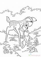 Kolorowanki Bambi Jelonek Dzieci sketch template