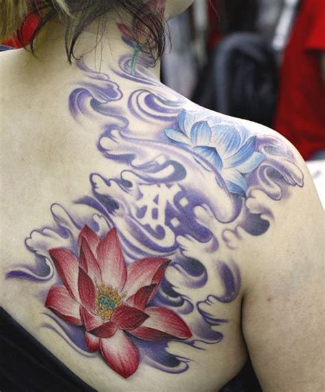 41 Enticing Lotus Flower Tattoos Blue Lotus Tattoo