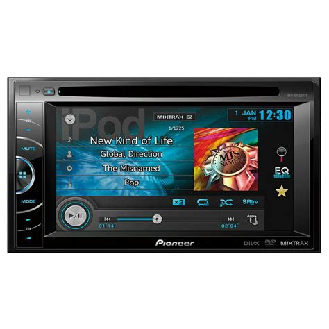 pioneer avh xdvd double din  dash dvd player usb aux multimedia car audio receiver