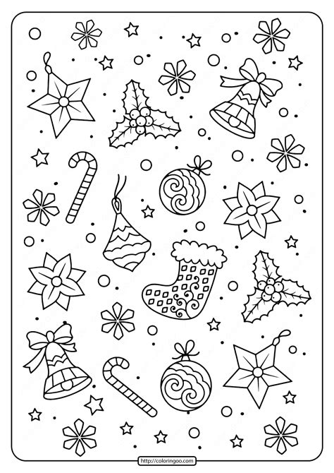 easy adult coloring pages  christmas