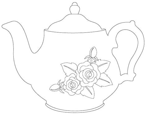 teapot coloring page coloring home