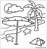 Tropical Beach Coloring Island Pages Lovely Hawaiian Islands Color Online Printable Drawing Clipartmag sketch template