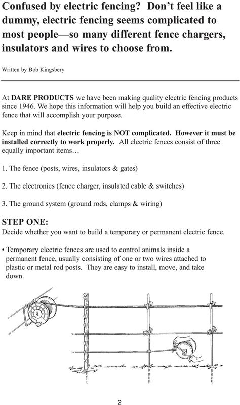 electric horse fence wiring diagram